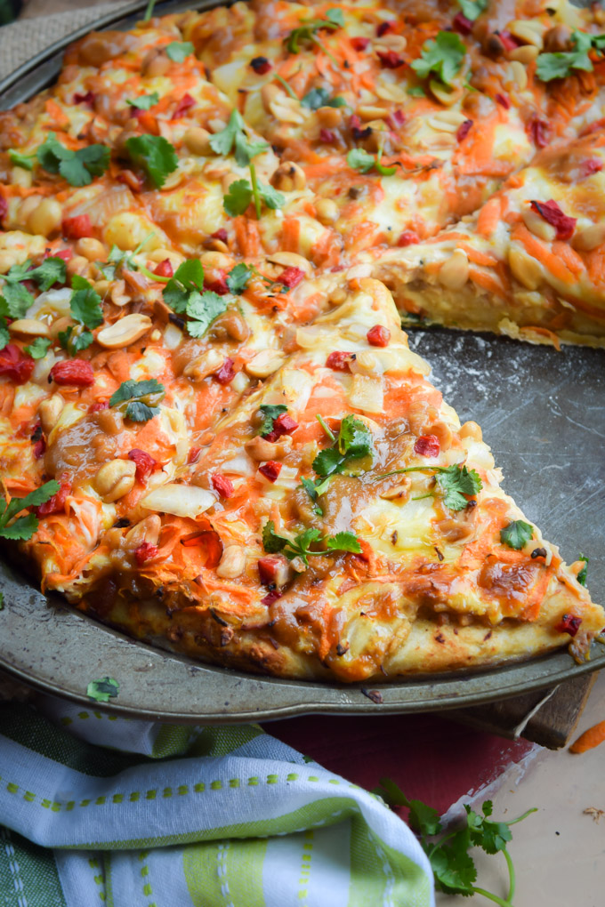 Thai Peanut Chicken Pizza (FOOD PHOTO SHOOT) — Steemit
